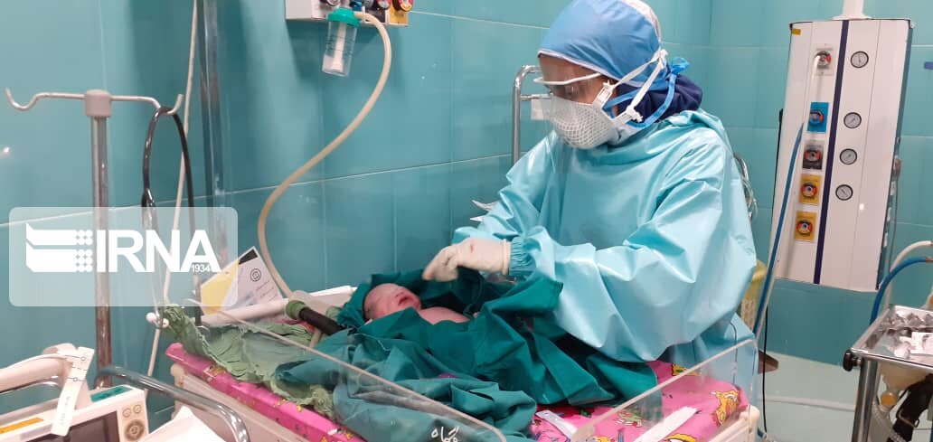  تولد نوزاد سالم از مادر کرونایی در آی‌سی‌یو