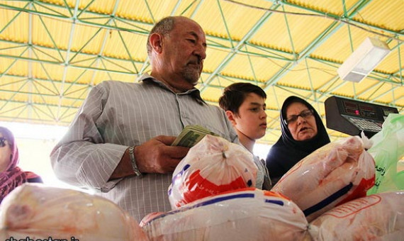 فروش مرغ در کرمان بالاتر از قیمت مصوب