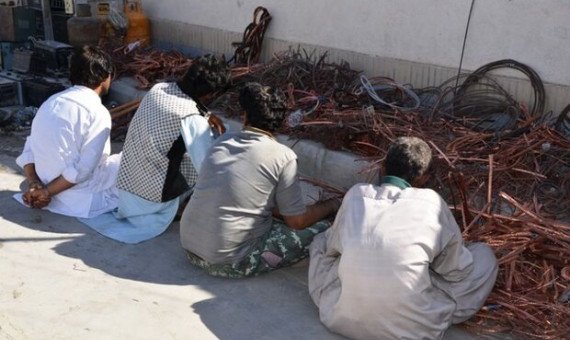 انهدام 4 باند سرقت سیم و کابل‌ برق در کرمان
