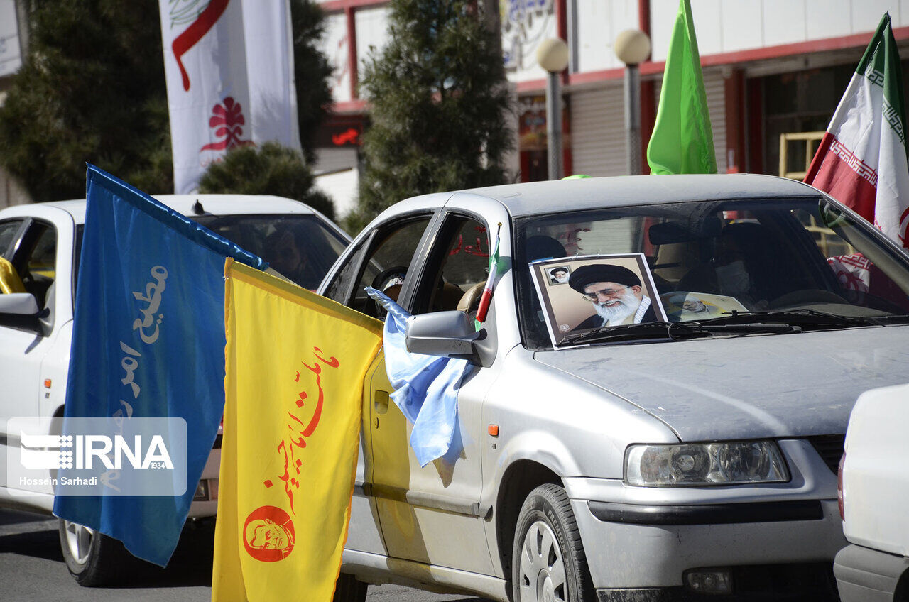 راهپیمایی خودرویی در حمایت از مردم فلسطین در کرمان برگزار می‌شود