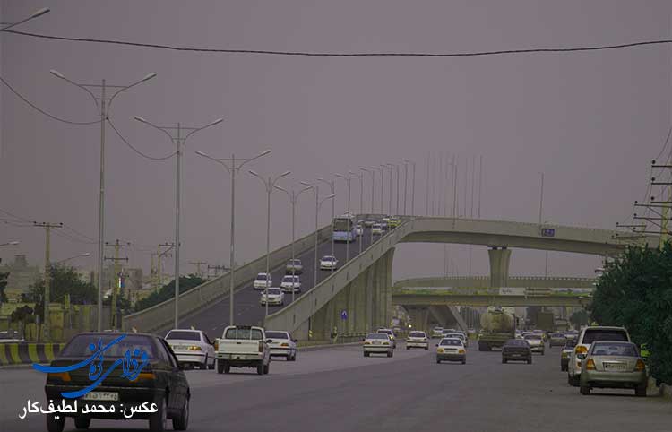چالش گرد و غبار در کرمان!