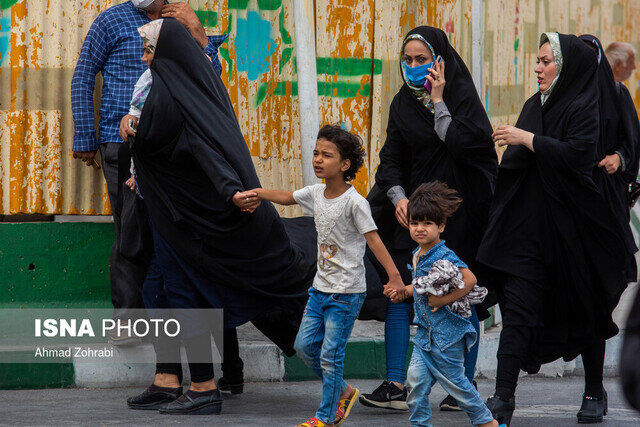 باد شدید و خیزش گردوخاک در شرق کرمان