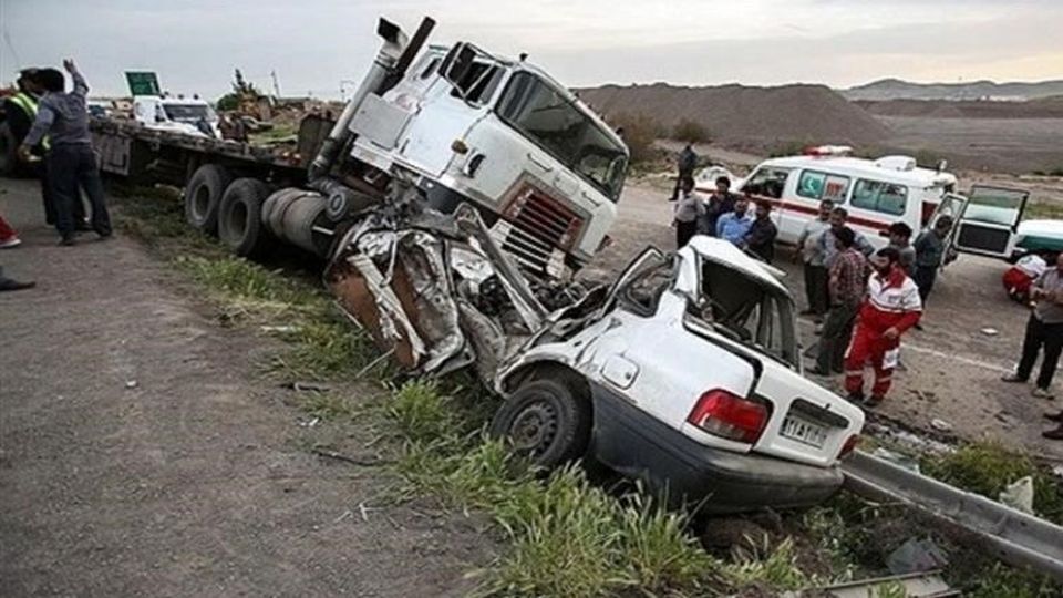 کرمان رتبۀ سوم فوتی‌های تصادف جاده‌ای را دارد