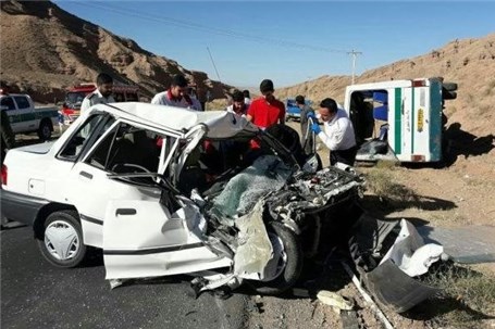 افزایش تصادفات جاده‌ای در جنوب کرمان