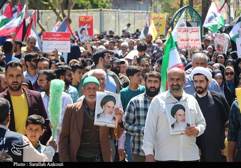 مراسم راهپیمایی روز جهانی قدس در کرمان برگزار شد