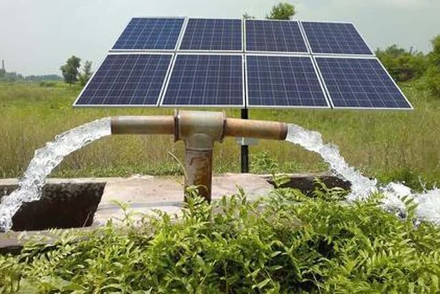 احداث نیروگاه خورشیدی برای چاه‌موتورهای کشاورزی زرند و کوهبنان