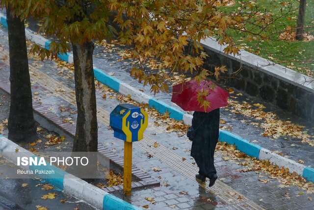 هشدار زرد رگبار باران و وزش تندباد برای برخی مناطق استان