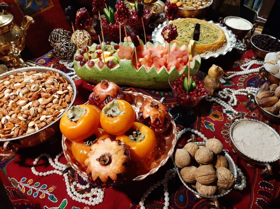 بزرگترین کرسی شب یلدا ایران در کرمان چیده می‌شود