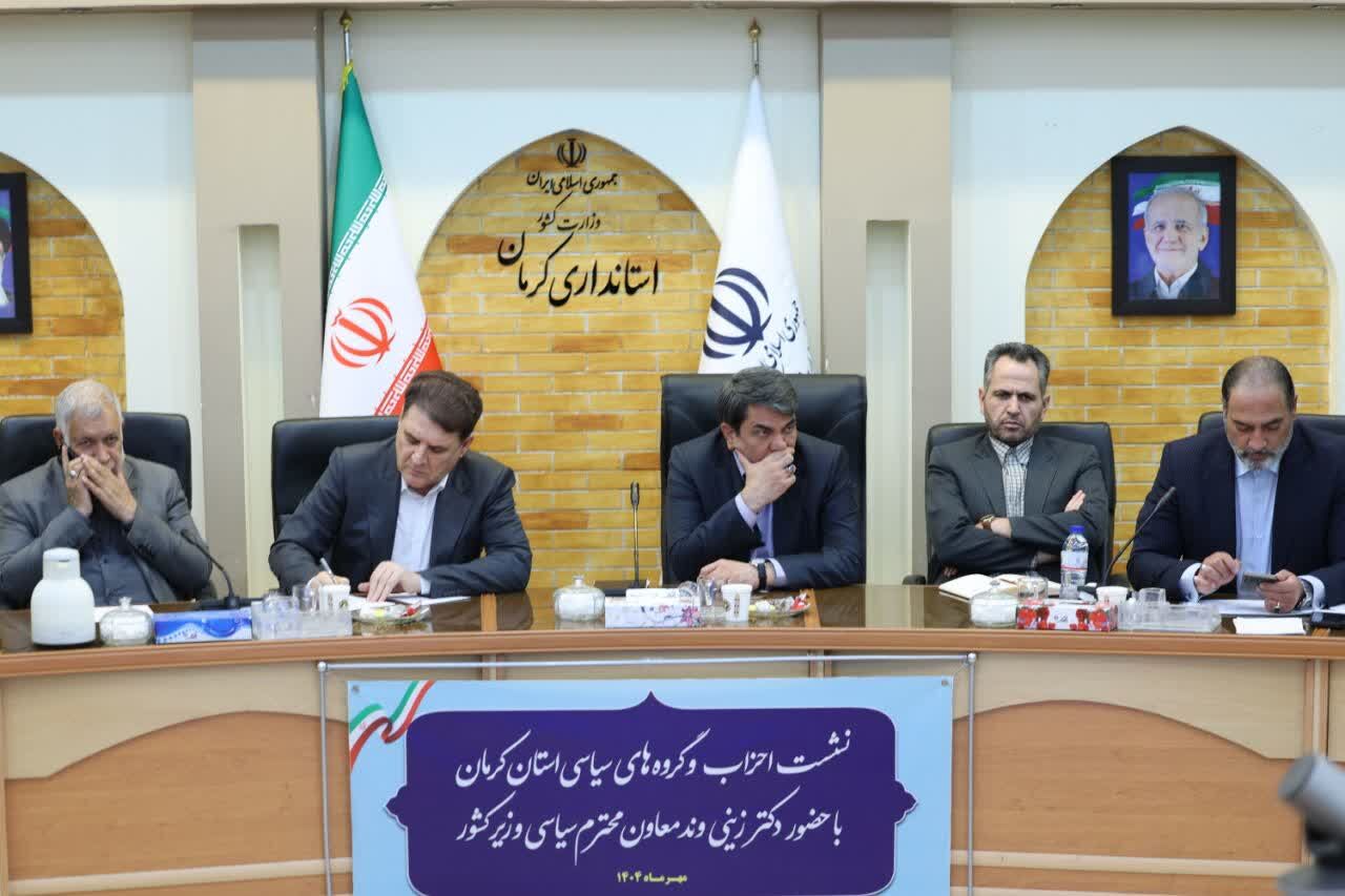  احزاب برنامه دربارۀ مسائل کلان استان کرمان ارائه نمی‌کنند