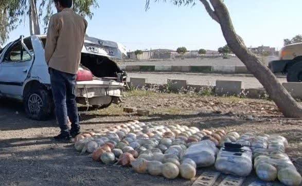 ناکامي در انتقال ۱۷۳ کيلو ترياک از حوزه جنوب