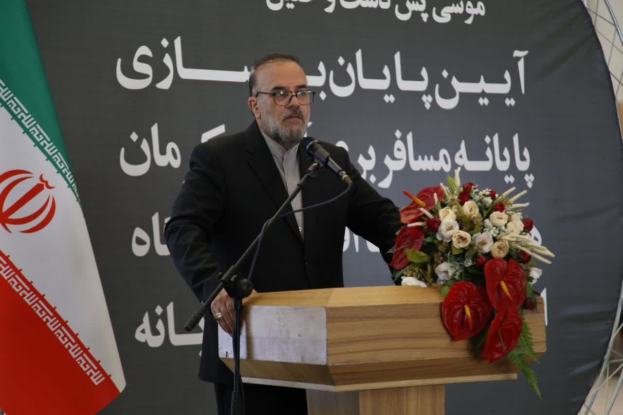 آئین پایان بهسازی پایانه مسافربری آدینه کرمان