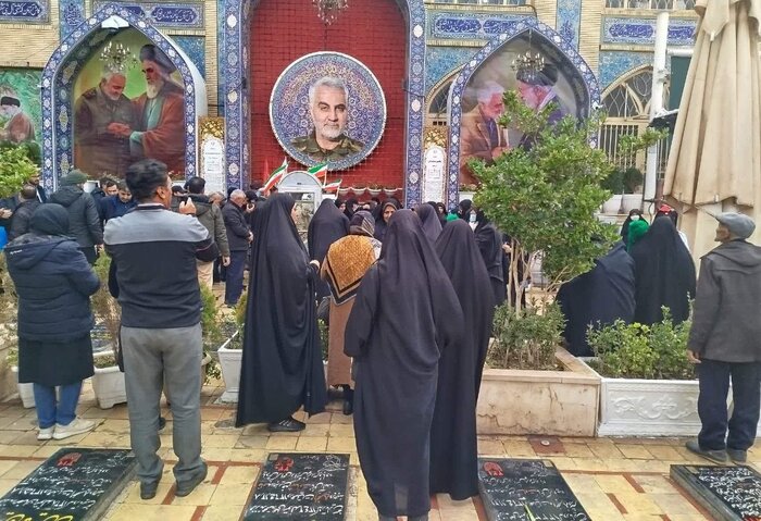 ایجاد رواق در گلزار شهدای کرمان با اجرای طرح جامع