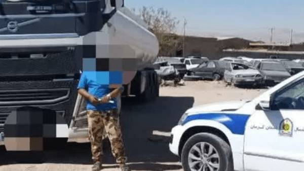 پلیس تانکر حمل سوخت با رانندۀ ۱۶ ساله را توقیف کرد