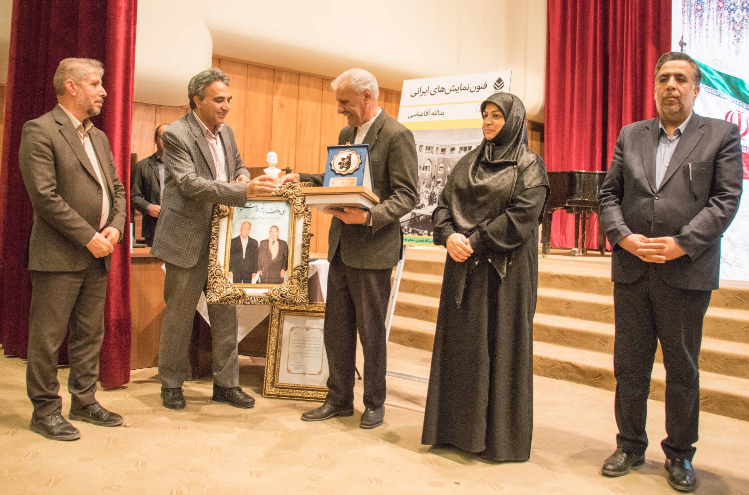 آیین تکریم دکتر «یدالله آقاعباسی» در دانشگاه باهنر برگزار شد