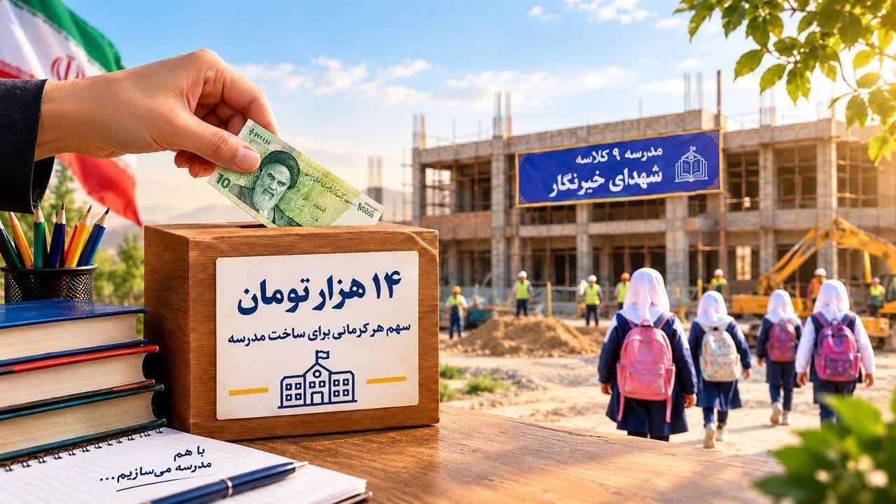 مدیرعامل هلال‌احمر کرمان به پویش ساخت مدرسه شهدای خبرنگار پیوست