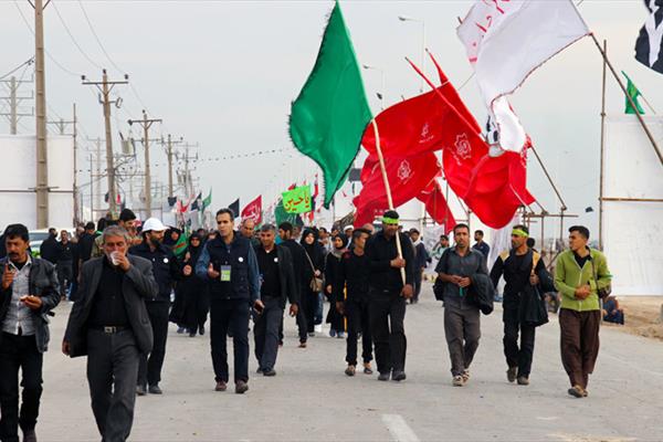 حضور 62 هزار زائر کرمانی در پیاده‌روی اربعین