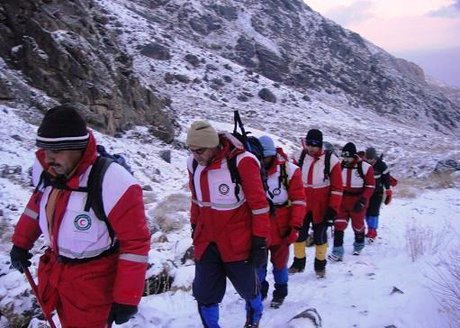 نجات کوهنوردان از سه‌شاخ جوپار و هزار راین