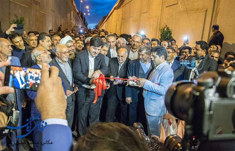 افتتاح بزرگ‌ترين تونل شهري جنوب‌شرق
