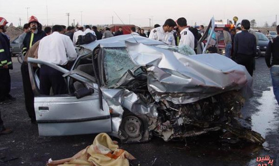 واژگونی خودروی حامل اتباع خارجی 7 فوتی برجا گذاشت