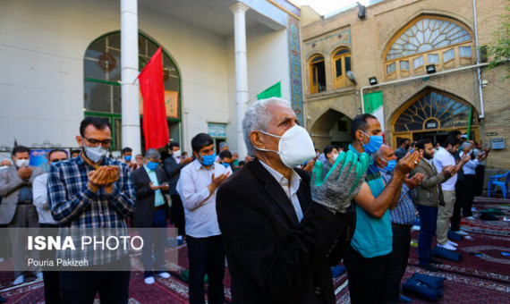 برگزاری نماز فقط در فضای باز و با رعایت فاصله‌