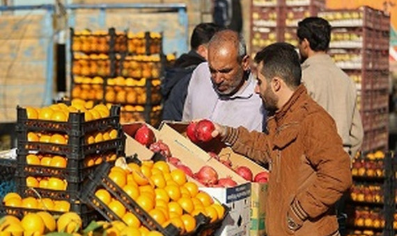 پرتقال 15 هزار تومانی و سیب 12 هزار تومانی در شب عید