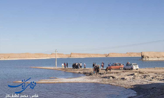 دریاچۀ لوت در حال خشک شدن است