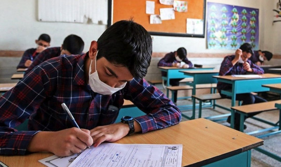 امتحانات مدارس متوسطه کرمان به‌صورت حضوری برگزار می‌شود