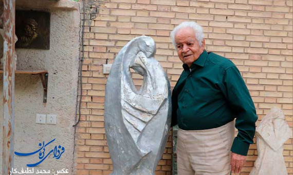 مجسمه‌ساز پیشکسوت کرمانی موزه‌ای برای نمایش آثارش ندارد