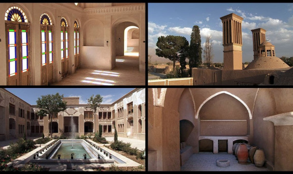 تنوع گستردۀ معماری خانههای کرمان