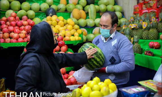 بازار میوه کرمان در آستانۀ شب یلدا