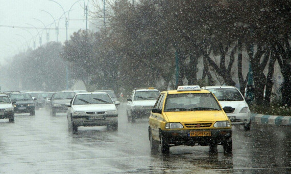 بارش برف و باران در شمال، غرب و مرکز استان