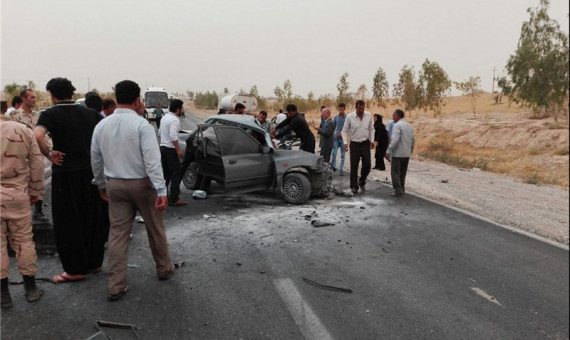 15 نفر در تصادفات جنوب استان کرمان جان باختند