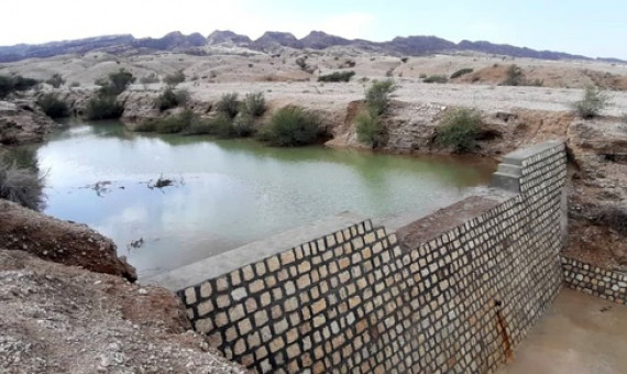 آبگیری ۷۵ میلیون مترمکعبی سازه‌های آبخیزداری جنوب کرمان