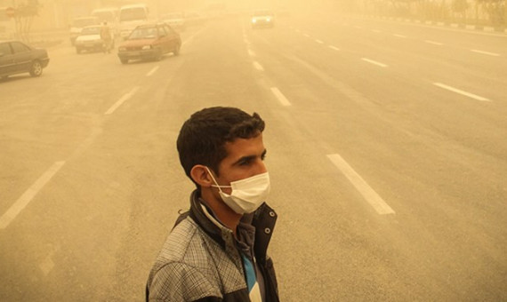 کیفیت هوای انار و راور در شرایط خطرناک و ناسالم است