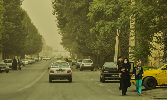افزایش غلظت غبار در جنوب و شرق کرمان