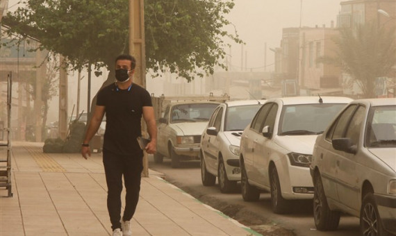 آسمان کرمان پایان هفته غبارآلود می‌شود