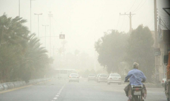 غلظت غبار در شهر‌های شمالی استان کاهش می‌یابد