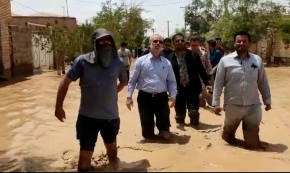 طی 4 روز به اندازۀ یک سال در رفسنجان باران داشتیم