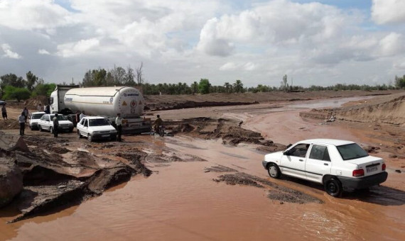 تخلیۀ برخی روستاهای رفسنجان به خاطر سیلاب