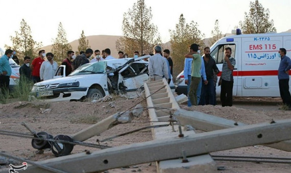  ۳۴۴ نفر در حوادث رانندگی جاده‌های کرمان جان باختند