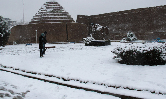  برف و باران در راه کرمان