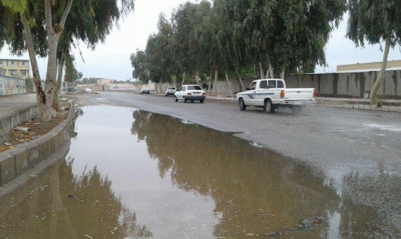 ثبت بیش‌ترین بارندگی استان در بافت و رابر 