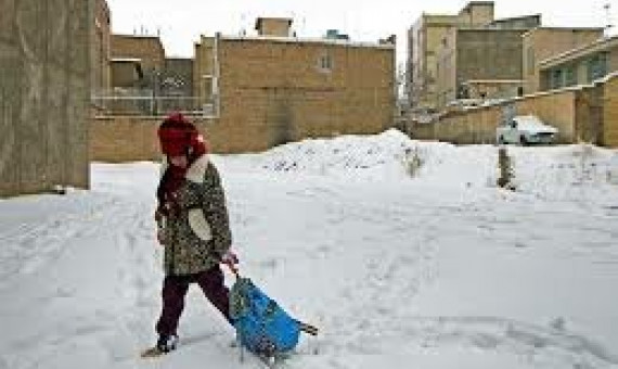 تعطیلی مدارس برخی مناطق کرمان به دلیل بارش برف