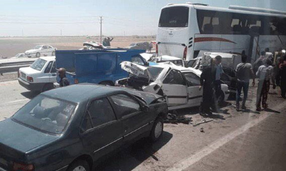 ۴۵۰ نفر در تصادفات جاده‌ای کرمان جان باختند