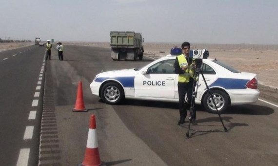 توقیف خودروی کیا با 190 کیلومتر سرعت در کرمان