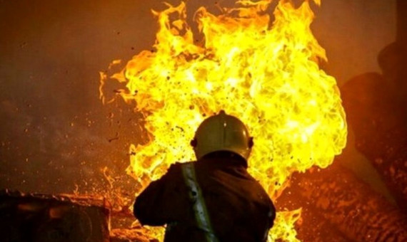 انفجار و آتش‌سوزی یک خانه در کرمان