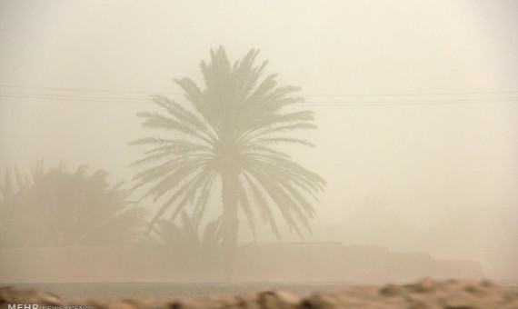 کیفیت هوا در شرق کرمان کاهش می‌یابد