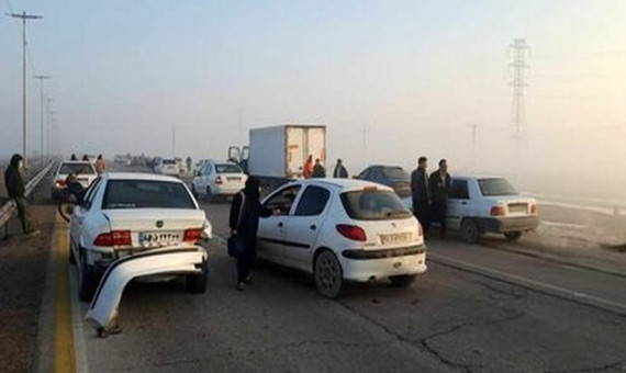 عدم توجه به جلو دلیل اصلی تصادفات در جاده‌های کرمان