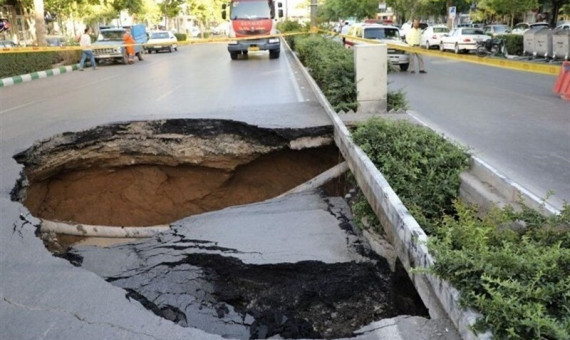 ایران در رتبۀ دوم فرونشست جهان قرار دارد
