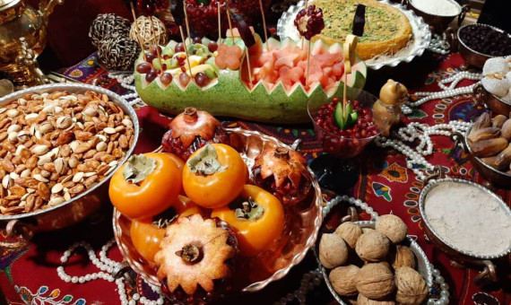 بزرگترین کرسی شب یلدا ایران در کرمان چیده می‌شود